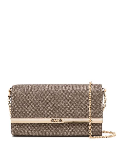 michael kors clutch glitzer schupper|michael kors wristlets.